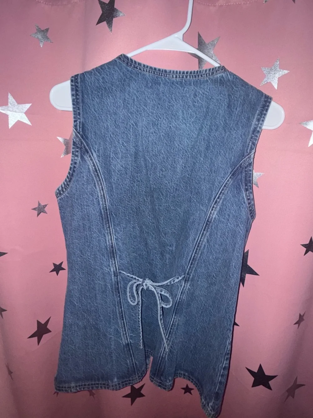 NWT 🏷️ Abercrombie Denim Button Up Vest - Picture 3 of 4